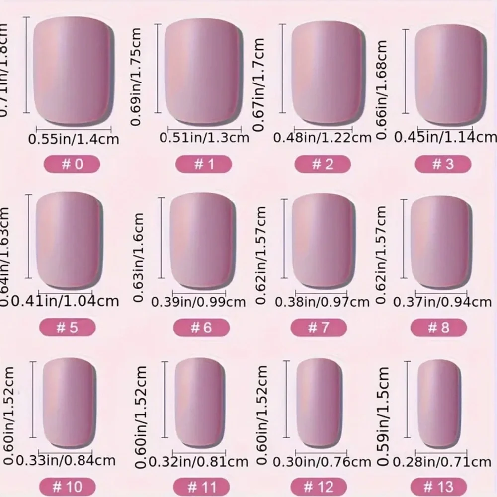 🆕 (In package) 288 Piece Colorful Nail Set